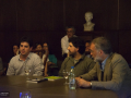 Presentación de libros "Itinerario de Mariposas" Mag. Arq. Alfredo Peláez Iglesias y "El proceso de proyecto del edificio Positano y el proceso de interpretación" arq. Juan Pablo Tuja, FADU, Montevideo, Uy. 04/04/2019. Foto: Sofía Ghiazza_SMA_FADU